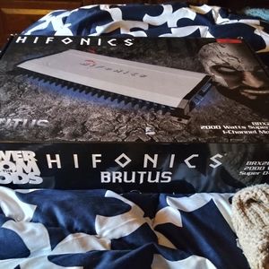 Bass amp hifonics Brutus BRX 2000 RMS watts 1 Ohm